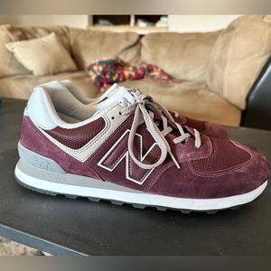 New Balance 574 Men’s 13 D Burgundy
